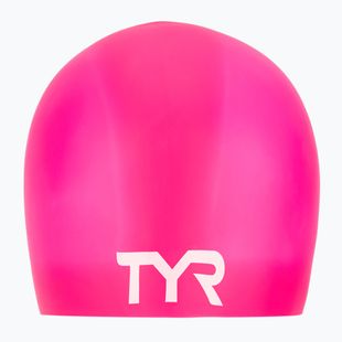 Шапка за плуване TYR Silicone Wrinkle Free pink