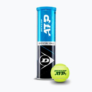 Dunlop ATP топки за тенис 4 бр. жълти 601314
