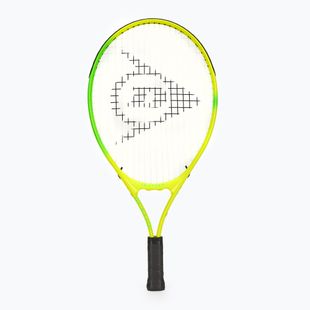 Детска тенис ракета Dunlop Tristorm Jr 21 жълто/зелено
