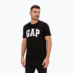 Мъжка тениска GAP Logo Original Tee true black