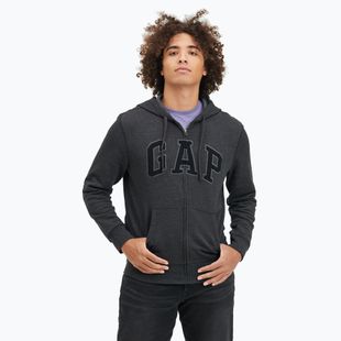 Мъжки суитшърт GAP V-Heritage Logo FZ new charcoal grey
