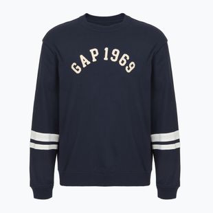 Мъжки суитшърт GAP Logo Crewneck blue navy