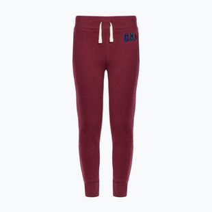 Детски панталони GAP V-Fall Fash Logo Jogger deep garnet red