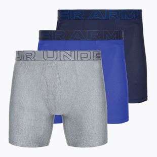 Мъжки боксерки Under Armour Perf Tech Mesh 6in 3 чифта midnight navy