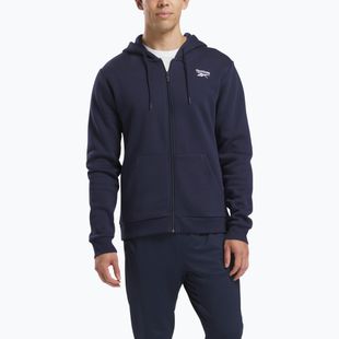 Мъжки суитшърт Reebok Identity SL Fleece FZ Hoodie vecnav