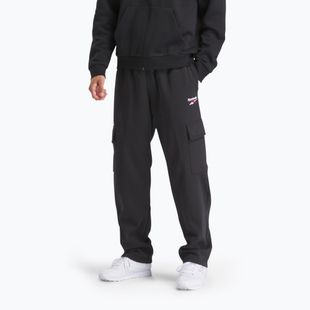 Мъжки панталони Reebok Identity Small Logo OH Cargo black/white/vector red