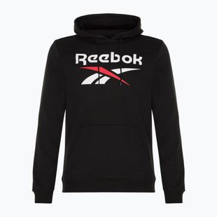 Мъжка блуза с полар Reebok Identity Big Logo black/white/vector red