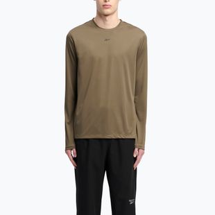 Мъжка тениска Reebok Id Train Tech Tee army green с дълъг ръкав