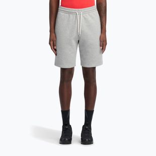 Мъжки шорти Reebok Identity Small Logo Fleece за тренировка, средни, сиви, векторно червени