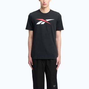 Мъжка тениска Reebok Gs Vector Tee black/white/vector red