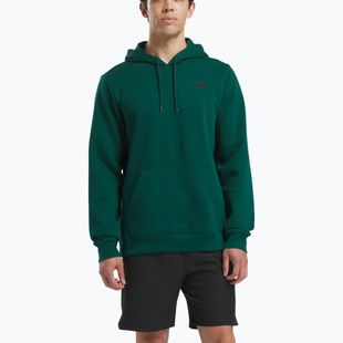 Мъжки суитшърт Reebok Identity Small Logo Fleece Hoodie collegiate green