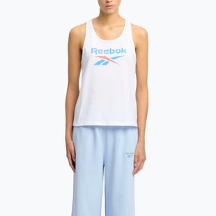 Дамска тениска Reebok Identity Big Logo Tank white/coral/blue