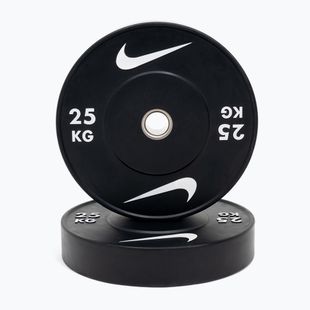 Бъмпер тежести Nike Strength Rubber Bumper Plates 25 kg black/white