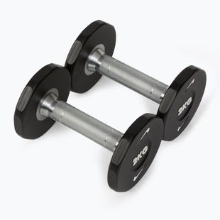 Дъмбели Nike Strength Pro Urethane Dumbbell 2 x 2 kg black/white