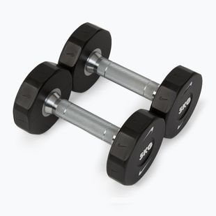 Дъмбели Nike Strength Pro Urethane Dumbbell 2 x 5 kg black/white