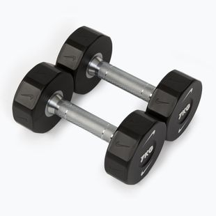 Дъмбели Nike Strength Pro Urethane Dumbbell 2 x 7 kg black/white