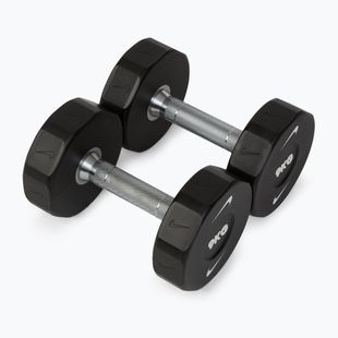 Дъмбели Nike Strength Pro Urethane Dumbbell 2 x 9 kg black/white