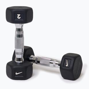 Дъмбели Nike Strength Hex Dumbbell 2 x 2 kg black/white
