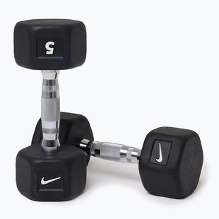 Дъмбели Nike Strength Hex Dumbbell 2 x 5 kg black/white