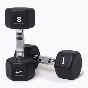 Дъмбели Nike Strength Hex Dumbbell 2 x 8 kg black/white