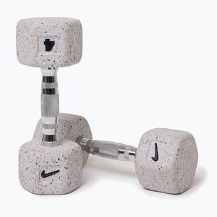 Дъмбели Nike Strength Grind Hex Dumbbell 2 x 4 kg wolf grey