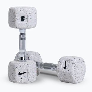 Дъмбели Nike Strength Grind Hex Dumbbell 2 x 5 kg wolf grey