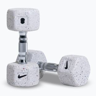 Дъмбели Nike Strength Grind Hex Dumbbell 2 x 8 kg wolf grey