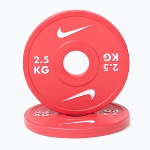 Тежести Nike Strength Change Plates 2 x 2,5 kg red/white
