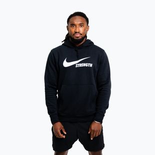 Мъжки суитшърт Nike Strength Hoodie black/white