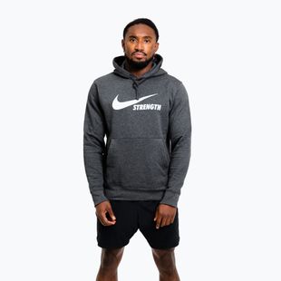 Мъжки суитшърт Nike Strength Hoodie charcoal/white