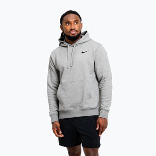 Мъжки суитшърт Nike Strength S&C Hoodie heather grey/black