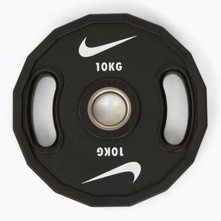 Бъмпер тежести  Nike Strength Pro Urethane Plates 10 kg black/white
