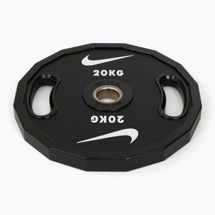 Бъмпер тежести  Nike Strength Pro Urethane Plates 20 kg black/white