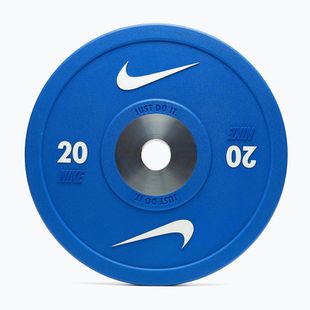 Бъмпер тежести Nike Strength Pro Urethane Bumper Plates 20 kg blue/white