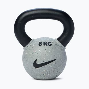 Кетълбел Nike Strength Rubber Coated 8 kg smoke grey
