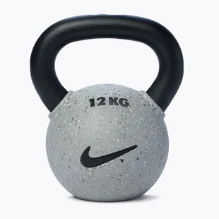 Кетълбел Nike Strength Rubber Coated 12 kg smokey grey