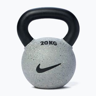 Кетълбел Nike Strength Rubber Coated 20 kg smoke grey