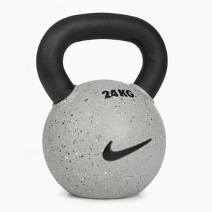 Кетълбел Nike Strength Rubber Coated 24kg smoke grey