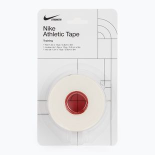 Кохезивен еластичен бинт Nike Strenght Athletic Tape white/grey