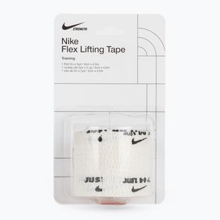 Кохезивен еластичен бинт Nike Strenght Flex Lifting Tape white/black