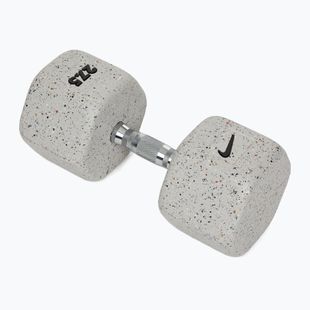 Гумиран дъмбел/гира Nike Strength Grind Dumbbell 27,5 kg wolf grey