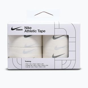Кохезивен еластичен бинт Nike Strenght Athletic Tape white/grey