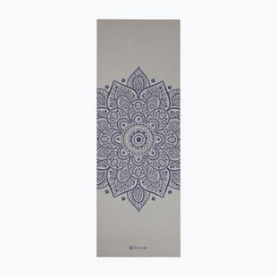 Постелка за йога Gaiam Sustained Yoga grey sundial flower