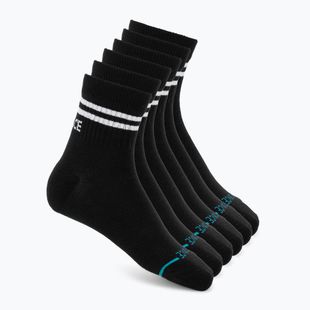 Чорапи Stance Core Quarter 6 pairs black