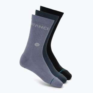 Чорапи Stance Origin Crew indigo - 3 чифта