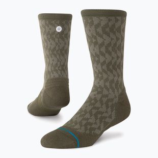 Чорапи Stance Digzig Light Crew olive