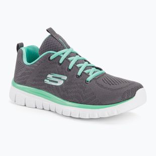 SKECHERS Graceful Get Connected дамски обувки за тренировка, въглен/сиво