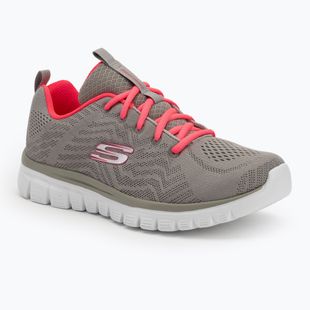 Дамски обувки SKECHERS Graceful Get Connected gray/coral