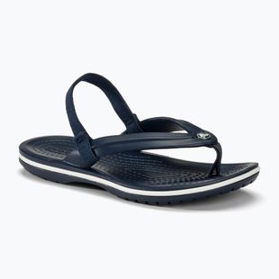 Детски джапанки Crocs Crocband Strap Flip navy