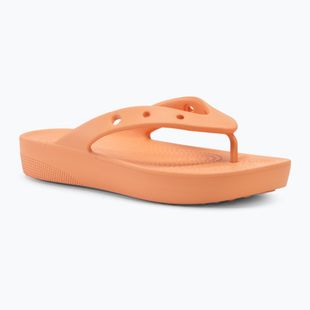 Дамски джапанки Crocs Classic Platform papaya